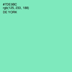 #7DE9BC - De York Color Image