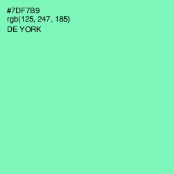 #7DF7B9 - De York Color Image