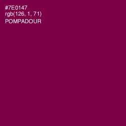 #7E0147 - Pompadour Color Image