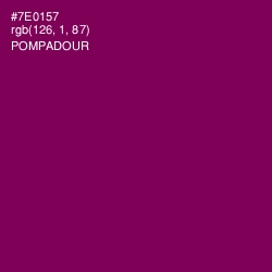 #7E0157 - Pompadour Color Image