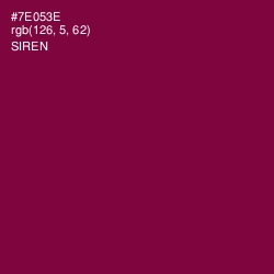 #7E053E - Siren Color Image