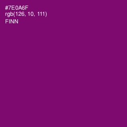 #7E0A6F - Finn Color Image