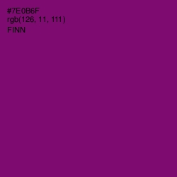 #7E0B6F - Finn Color Image