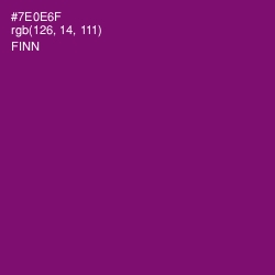 #7E0E6F - Finn Color Image