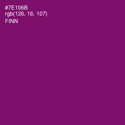 #7E106B - Finn Color Image