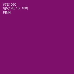 #7E106C - Finn Color Image