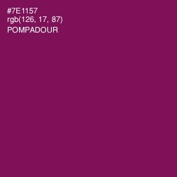 #7E1157 - Pompadour Color Image