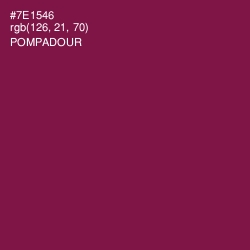 #7E1546 - Pompadour Color Image