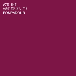 #7E1547 - Pompadour Color Image