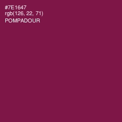 #7E1647 - Pompadour Color Image
