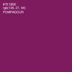 #7E1B5E - Pompadour Color Image