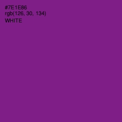 #7E1E86 - Seance Color Image