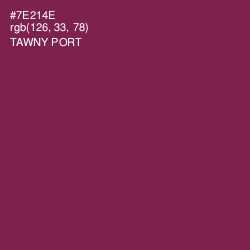 #7E214E - Tawny Port Color Image