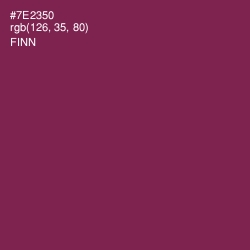 #7E2350 - Finn Color Image