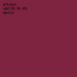 #7E2441 - Tawny Port Color Image