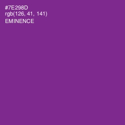 #7E298D - Eminence Color Image