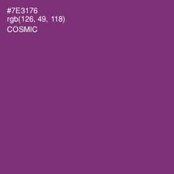 #7E3176 - Cosmic Color Image