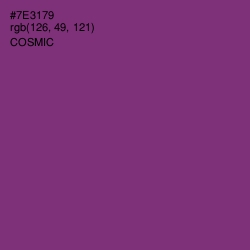 #7E3179 - Cosmic Color Image