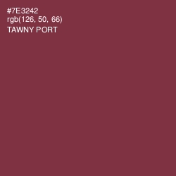 #7E3242 - Tawny Port Color Image