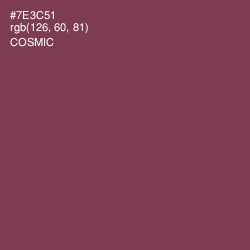 #7E3C51 - Cosmic Color Image
