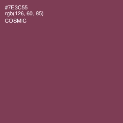 #7E3C55 - Cosmic Color Image
