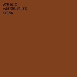 #7E401D - Sepia Color Image