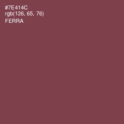#7E414C - Ferra Color Image