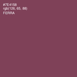 #7E4158 - Ferra Color Image