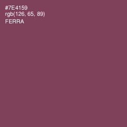 #7E4159 - Ferra Color Image