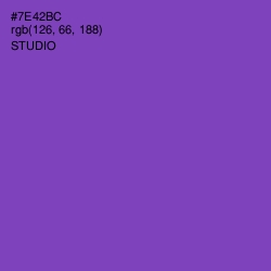 #7E42BC - Studio Color Image