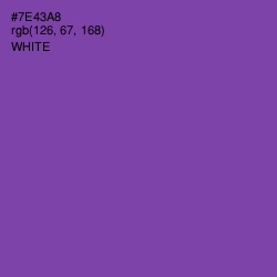 #7E43A8 - Studio Color Image