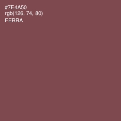 #7E4A50 - Ferra Color Image