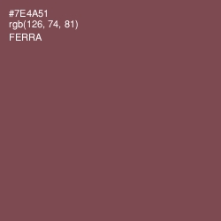 #7E4A51 - Ferra Color Image