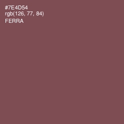 #7E4D54 - Ferra Color Image
