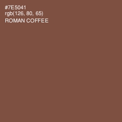 #7E5041 - Roman Coffee Color Image