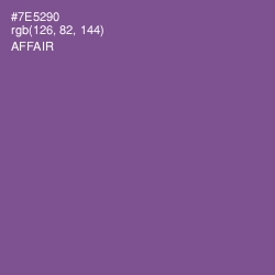 #7E5290 - Affair Color Image