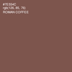 #7E554C - Roman Coffee Color Image