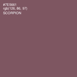 #7E5661 - Scorpion Color Image