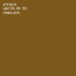 #7E591E - Himalaya Color Image