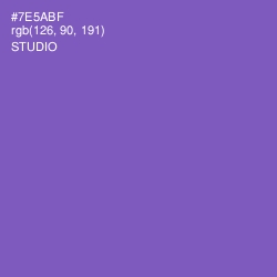 #7E5ABF - Studio Color Image
