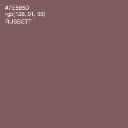 #7E5B5D - Russett Color Image