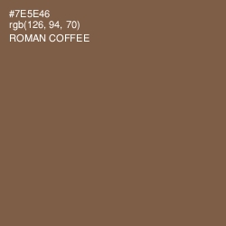 #7E5E46 - Roman Coffee Color Image