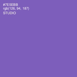 #7E5EBB - Studio Color Image