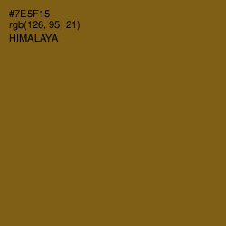 #7E5F15 - Himalaya Color Image