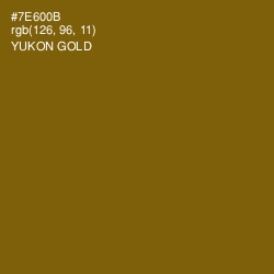 #7E600B - Yukon Gold Color Image