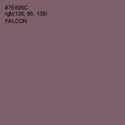 #7E606C - Falcon Color Image