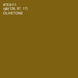 #7E6111 - Olivetone Color Image
