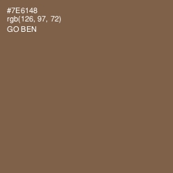 #7E6148 - Go Ben Color Image