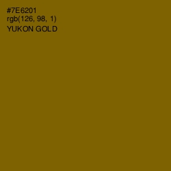 #7E6201 - Yukon Gold Color Image