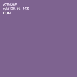 #7E628F - Rum Color Image